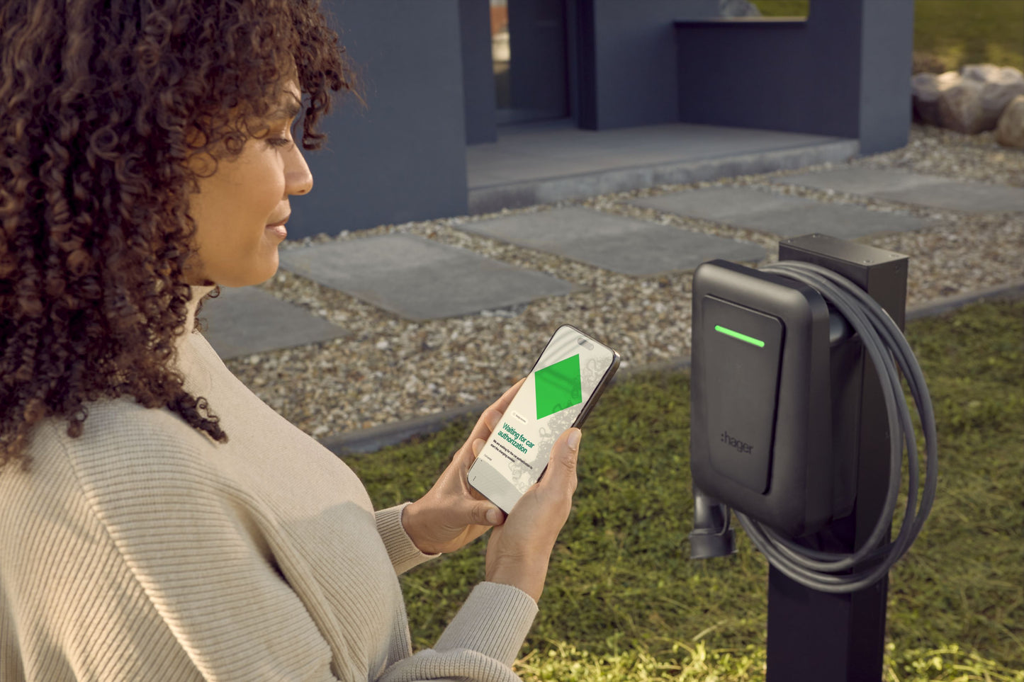 ⚡Hager Witty One 11kw Zwart socket