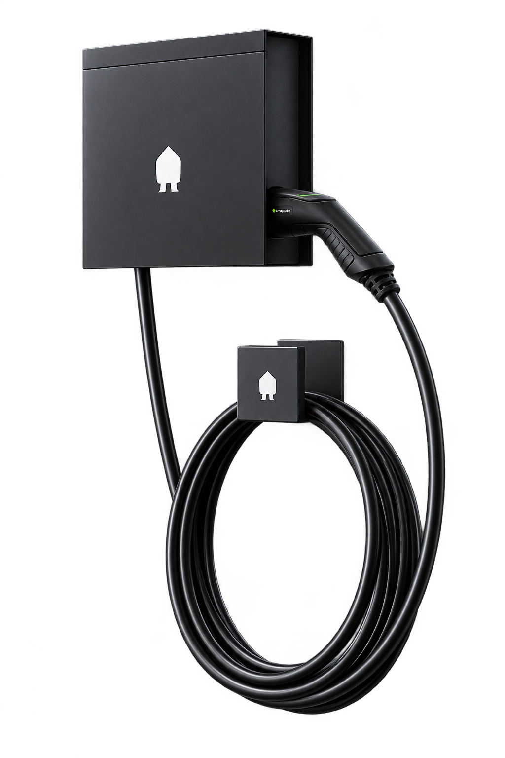 Smappee EV WALL 8m kabel tot 22kW 1 / 3 phase zwart