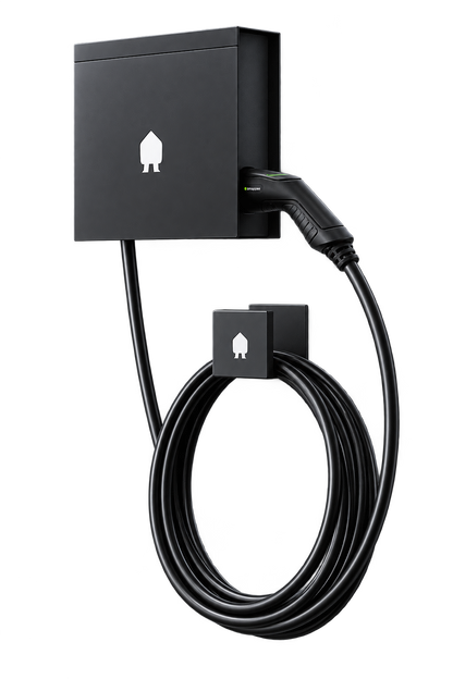 Smappee EV WALL 8m kabel tot 22kW 1 / 3 phase zwart