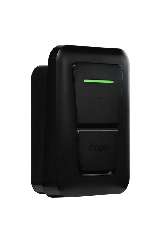 Hager Witty Plus 22 kW Laadstation met Type 2-Socket | OCPP & MID (XVL122S)