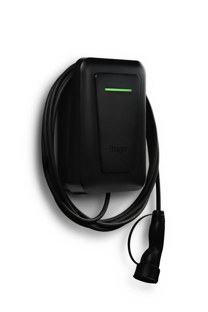 ⚡ Hager Witty Plus 22 kW Laadstation met 6,5 m Kabel | OCPP & MID (XVL122C)
