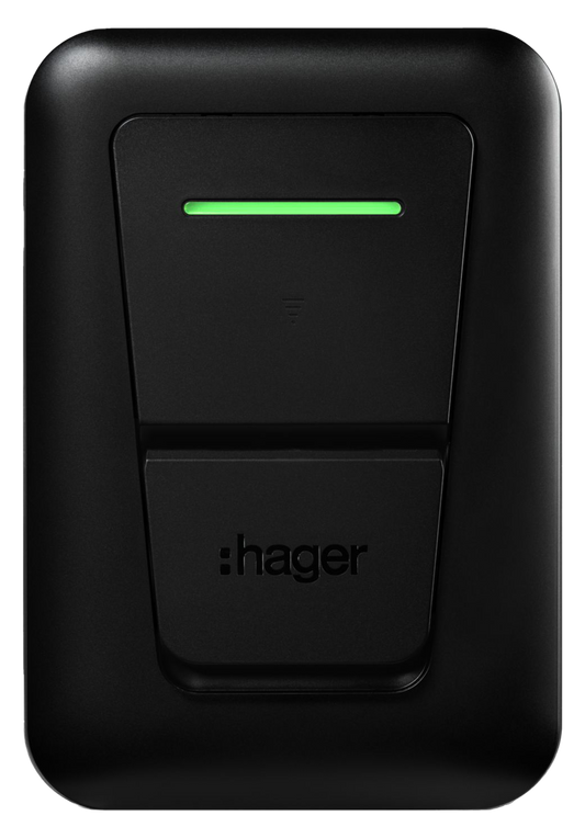 Hager Witty Plus 22 kW Laadstation met Type 2-Socket | OCPP & MID (XVL122S)