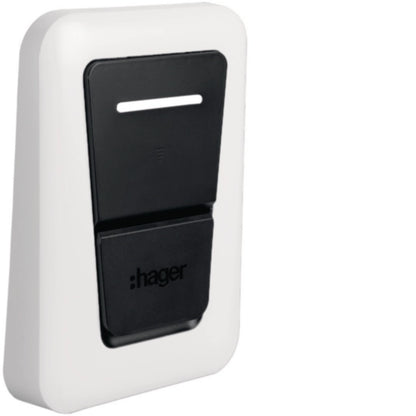 Hager Witty One/Plus/Pro Socket Voorkap (Wit)